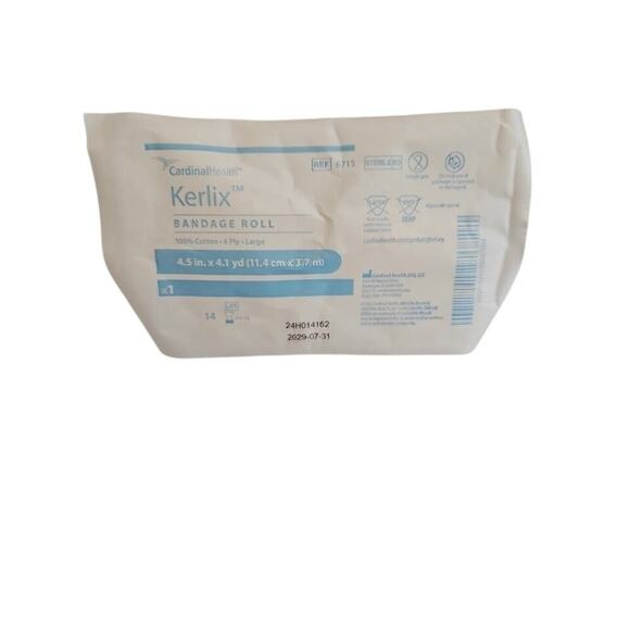 Kerlix Bandage Roll lot of 8 individual- 4.5 in x 4.1 yds rolls - Picture 2 of 3